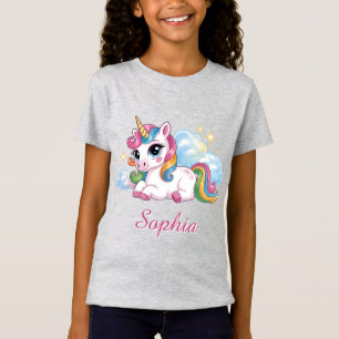 Camiseta Cute Unicornio Arcoíris