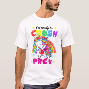 Camiseta Cute Unicornio Dabbing Estoy Listo Para Aplastar P