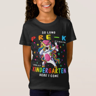 Camiseta Cute Unicornio Dabbing tan largo antes del jardín 