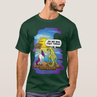 Camiseta Cute unicornio dinosaurio Noaha Ark Pun regalo T
