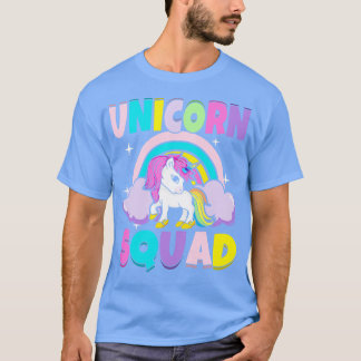 Camiseta Cute Unicornio Escuadrón Pastel Mítico