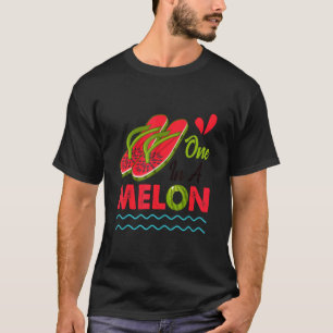 Camiseta Cute Uno En Melón Verano Flip Flops Watermelón