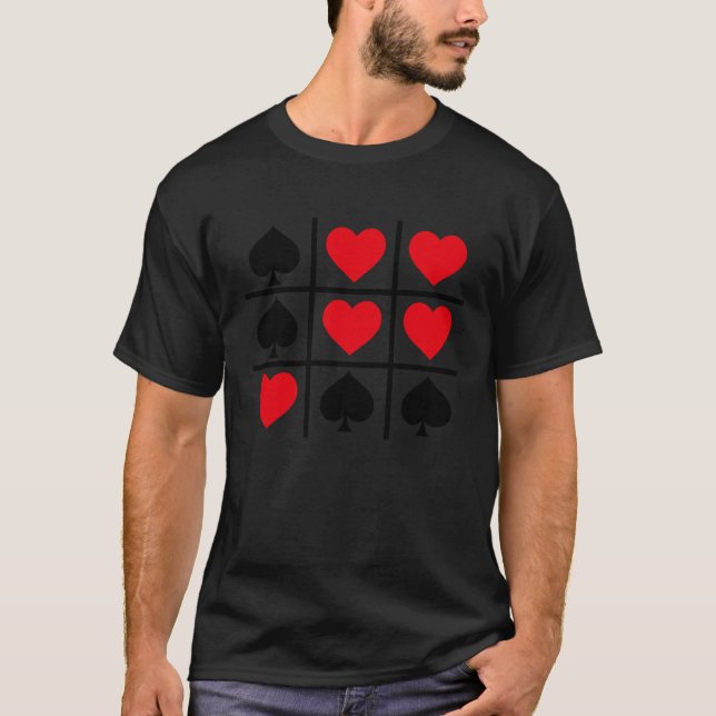 Camiseta Cute Valentine Hearts Game Valentine's Day Romance (Anverso)