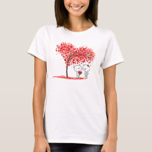 Camiseta Cute Valentine Watercolor Artsy Personalize