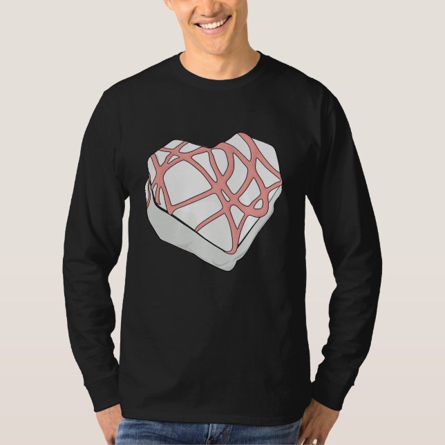Camiseta Cute Valentines  Funny Valentine Heart Snack Cake (Anverso)