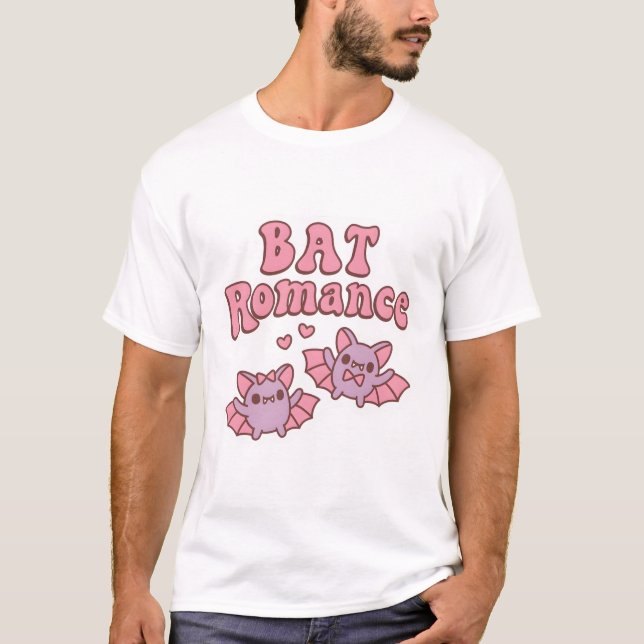 Camiseta Cute Vampire Bats Funny Bat Romance (Anverso)
