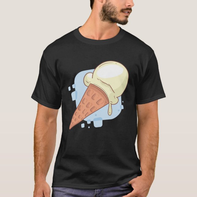 Camiseta Cute Vanilla Ice Cream (Anverso)