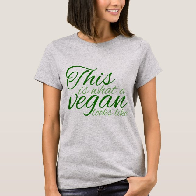 Camiseta Cute Vegan Cita (Anverso)