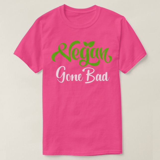 Camiseta Cute Vegan Gone Bad (Diseño del anverso)