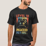 Camiseta Cute Video Gamer 18th Birthday Funny Level 18 Unlo<br><div class="desc">Cute Video Gamer 18th Birthday Funny Level 18 Desbloqueado</div>