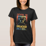 Camiseta Cute Video Gamer 18th Birthday Funny Level 18 Unlo<br><div class="desc">Cute Video Gamer 18th Birthday Funny Level 18 Desbloqueado</div>