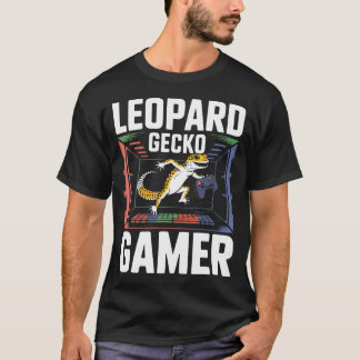 Camiseta Cute Video Games Lizard Reptile Leopard Gecko Game
