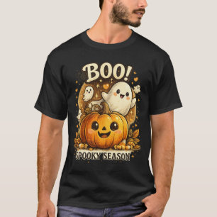 Camiseta Cute Vin de Calabaza Fantasma de Halloween BOO Tem