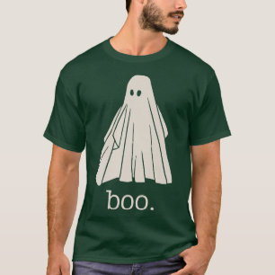 Camiseta Cute Vintage Ghost Simple Halloween Funny Spooky S