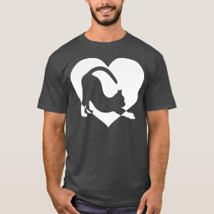 Camiseta Cute vintage que ama a los gatos gato negro Divert