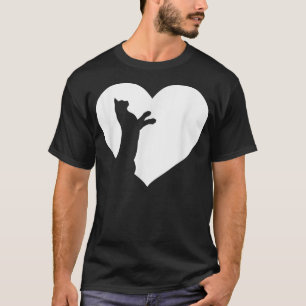 Camiseta Cute vintage que ama a los gatos gato negro Divert