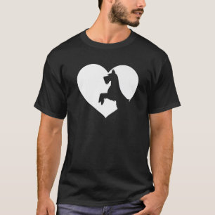 Camiseta Cute Vintage que ama a los perros Perro Negro Dive