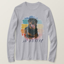 Camiseta Cute Vintage Rottie Rottweiler Perro Mascota Anima