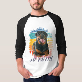 Camiseta Cute Vintage Rottie Rottweiler Perro Mascota Anima