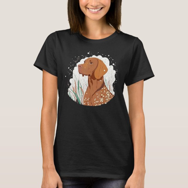Camiseta Cute Vizsla Dog on Vizsla Lover_3 (Anverso)