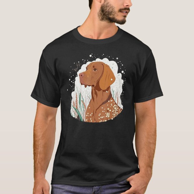 Camiseta Cute Vizsla Dog on Vizsla Lover_3 (Anverso)