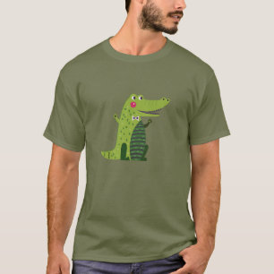 Camiseta Cute Walking Alligator