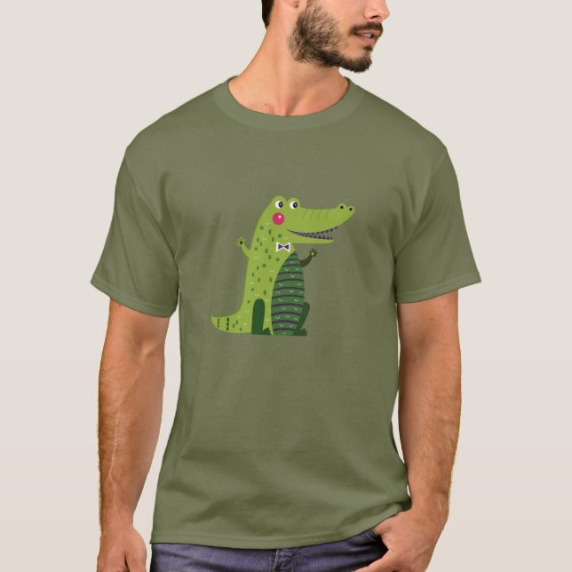 Camiseta Cute Walking Alligator (Anverso)