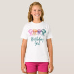 Camiseta Cute Watercolor Jellyfish Under the Sea Birthday<br><div class="desc">Sumérjase en las profundidades de la diversión con nuestros niños Jellyfish Fiesta invitado de camiseta de honor! Este adorable diseño cuenta con cuatro bonitas medusas que crean un ambiente caprichoso y acuático para la celebración. Personalice la parte posterior con el nombre y la edad del chica de cumpleaños para hacer...</div>