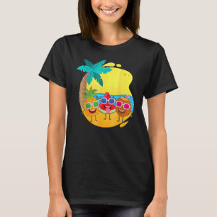 Camiseta Cute Watermelon Pineapple Coconut Frutos De Summ