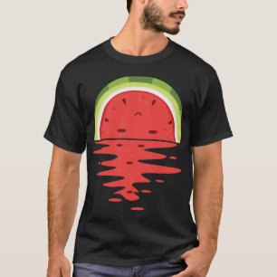 Camiseta Cute Watermelon Sunset Outfit Fruta de verano