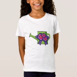 Camiseta Cute Waters Can con Bouquet de flores