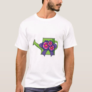 Camiseta Cute Waters Can con Bouquet de flores