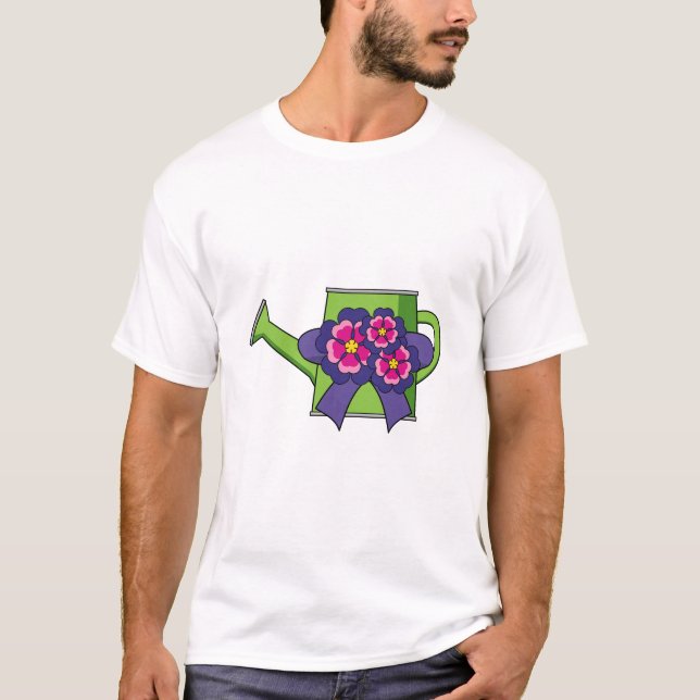Camiseta Cute Waters Can con Bouquet de flores (Anverso)