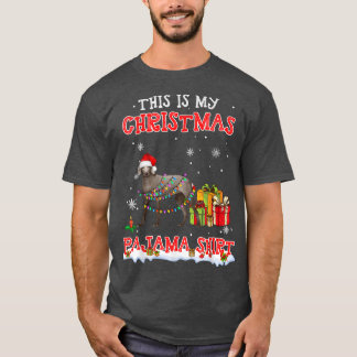 Camiseta Cute Weimaraner Sobre Los Navidades De Nieve Pajam