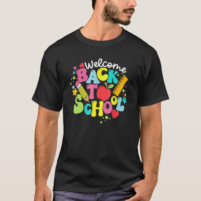 Camiseta Cute Welcome Back To School Class Teaching Student (Anverso)