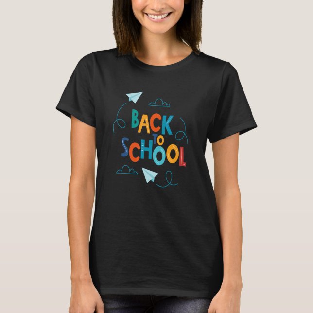Camiseta Cute Welcome Back to school first day of school te (Anverso)
