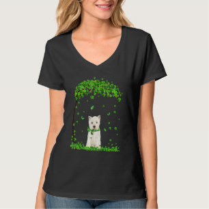 Camiseta Cute Westie Dog Irish Green Shamrock C St Patrick