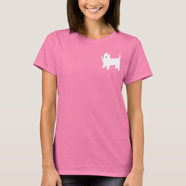 Camiseta Cute Westie - West Highland White Terrier (Anverso)