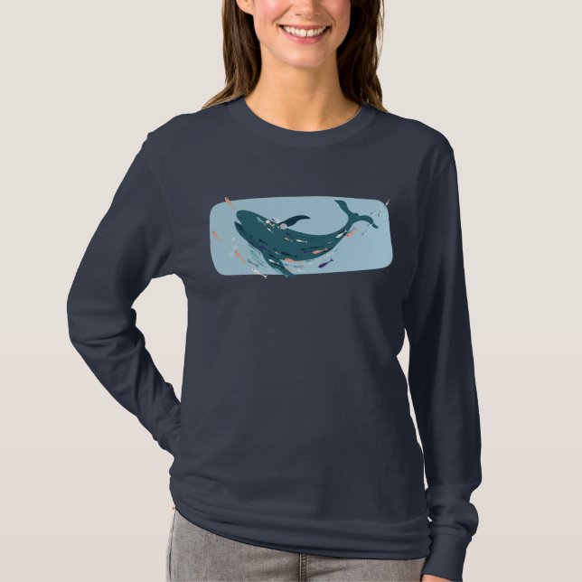 Camiseta Cute Whale (Anverso)