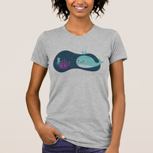 Camiseta Cute Whale (Anverso)