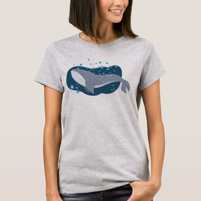 Camiseta Cute Whale (Anverso)
