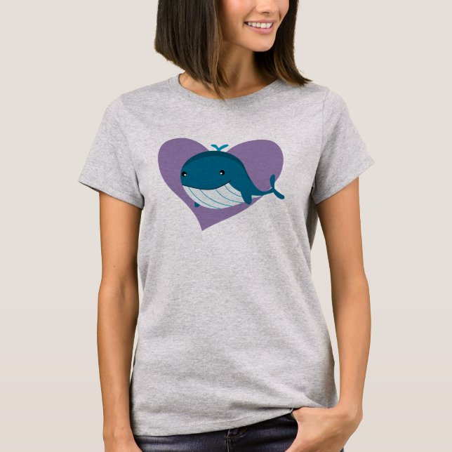Camiseta Cute Whale (Anverso)