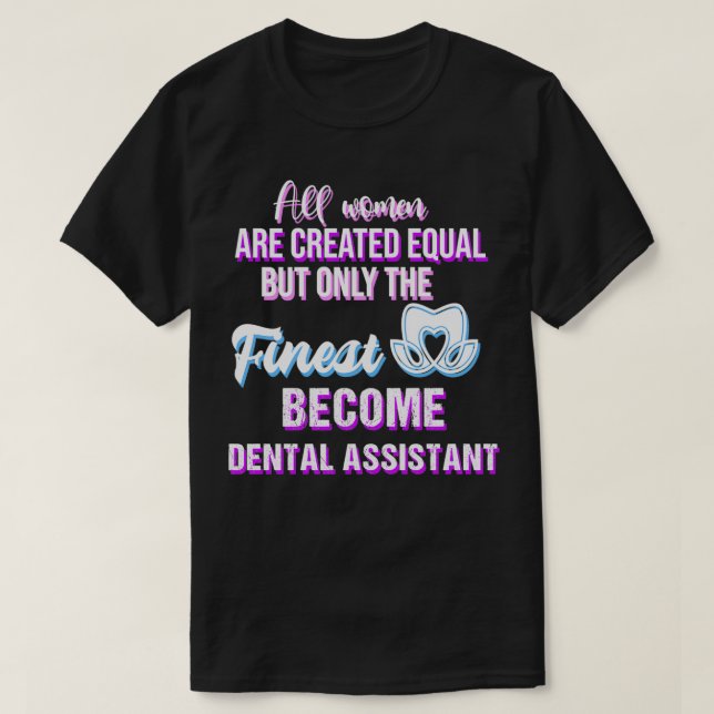 Camiseta Cute Wife Mom Dental Assistant Idea (Diseño del anverso)