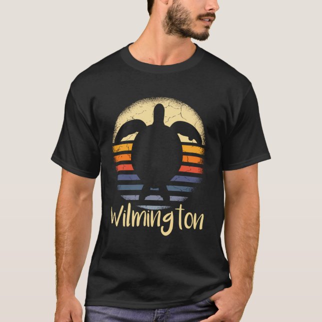 Camiseta Cute Wilmington Beach North Carolina Nc Sea Turtle (Anverso)