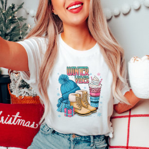 Camiseta Cute Winter Vibes Tee