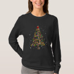 Camiseta Cute Wire haired Dachshund dog Christmas Tree<br><div class="desc">Cute Wire haired Dachshund dog Christmas Tree gift decor Shirt. Perfect gift for your dad,  mom,  papa,  men,  women,  friend and family members on Thanksgiving Day,  Christmas Day,  Mothers Day,  Fathers Day,  4th of July,  1776 Independent day,  Veterans Day,  Halloween Day,  Patrick's Day</div>