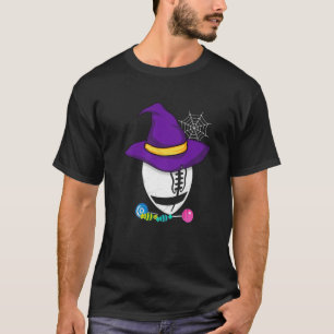 Camiseta Cute Witch Football Halloween Disstueen Football P