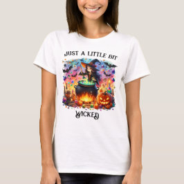 Camiseta Cute Witch Stirring Cauldron