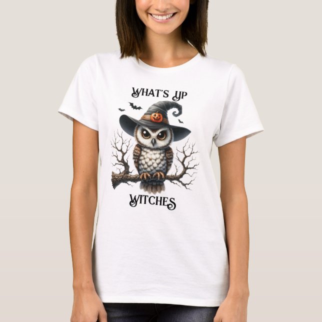 Camiseta Cute Witch Stirring Cauldron (Anverso)