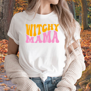 Camiseta Cute Witchy Mama Mamá Bruja Halloween